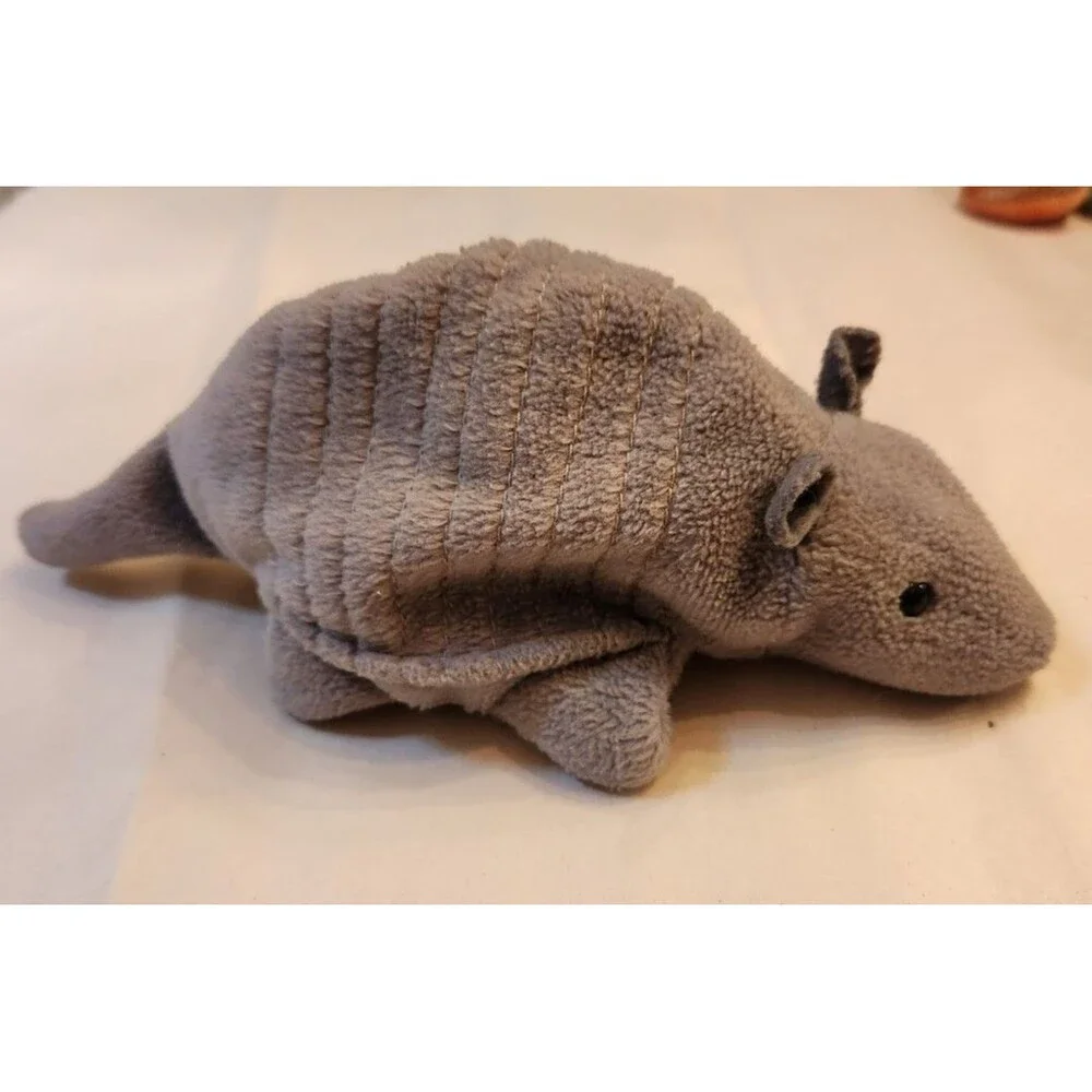 Vintage TY Beanie Baby & Teenie Beanie Lot of 5 – 1990s Plush – Armadillo, Polar